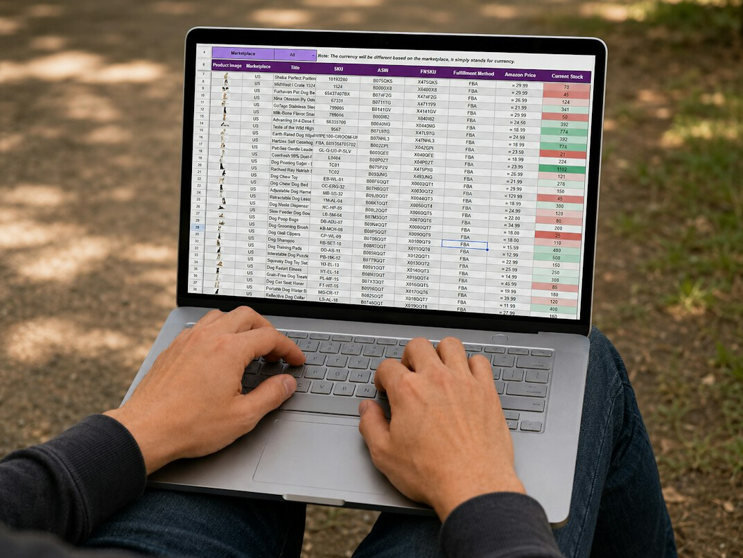 person checking finances on laptop